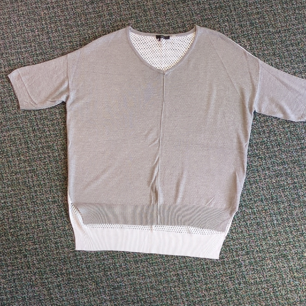 Dex V-Neck Light Gray Sweater M